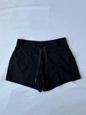 Black Athleta Cotton Shorts